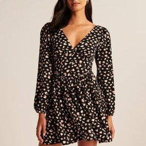 Abercrombie Long-Sleeve Corset Mini Dress size XXS